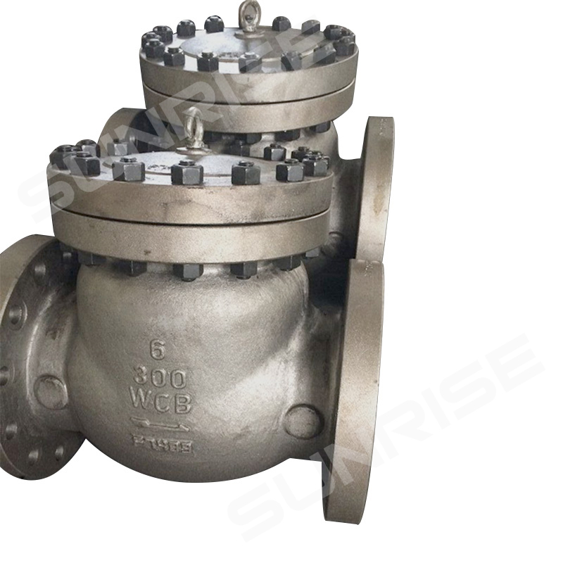 BS1868 SWING CHECK VALVE, Size 6inch, Pressure:CL300,Body & Bonnet :A216 WCB, Flange Ends as per ANSI 16.5 RF